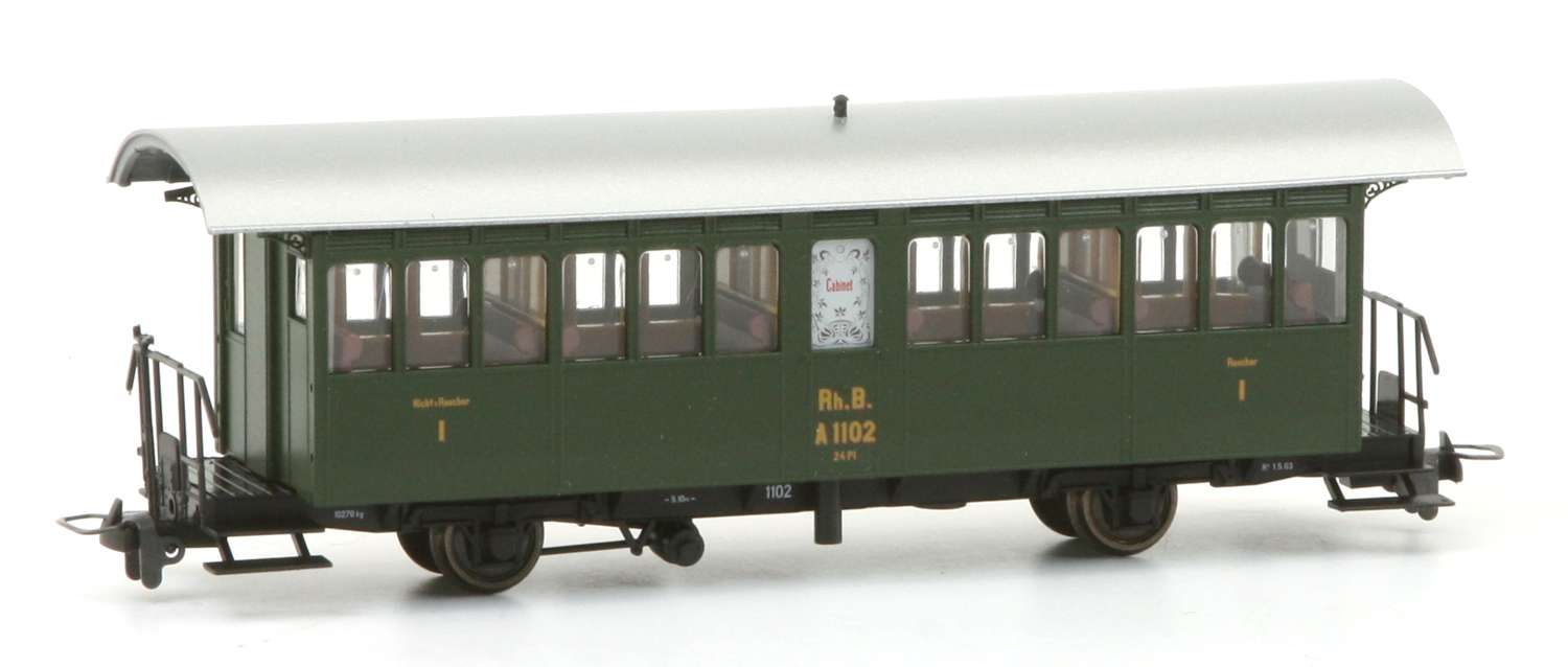 Bemo 3232142 - Dampfzugwagen A 1102, RhB, Ep.IV-V