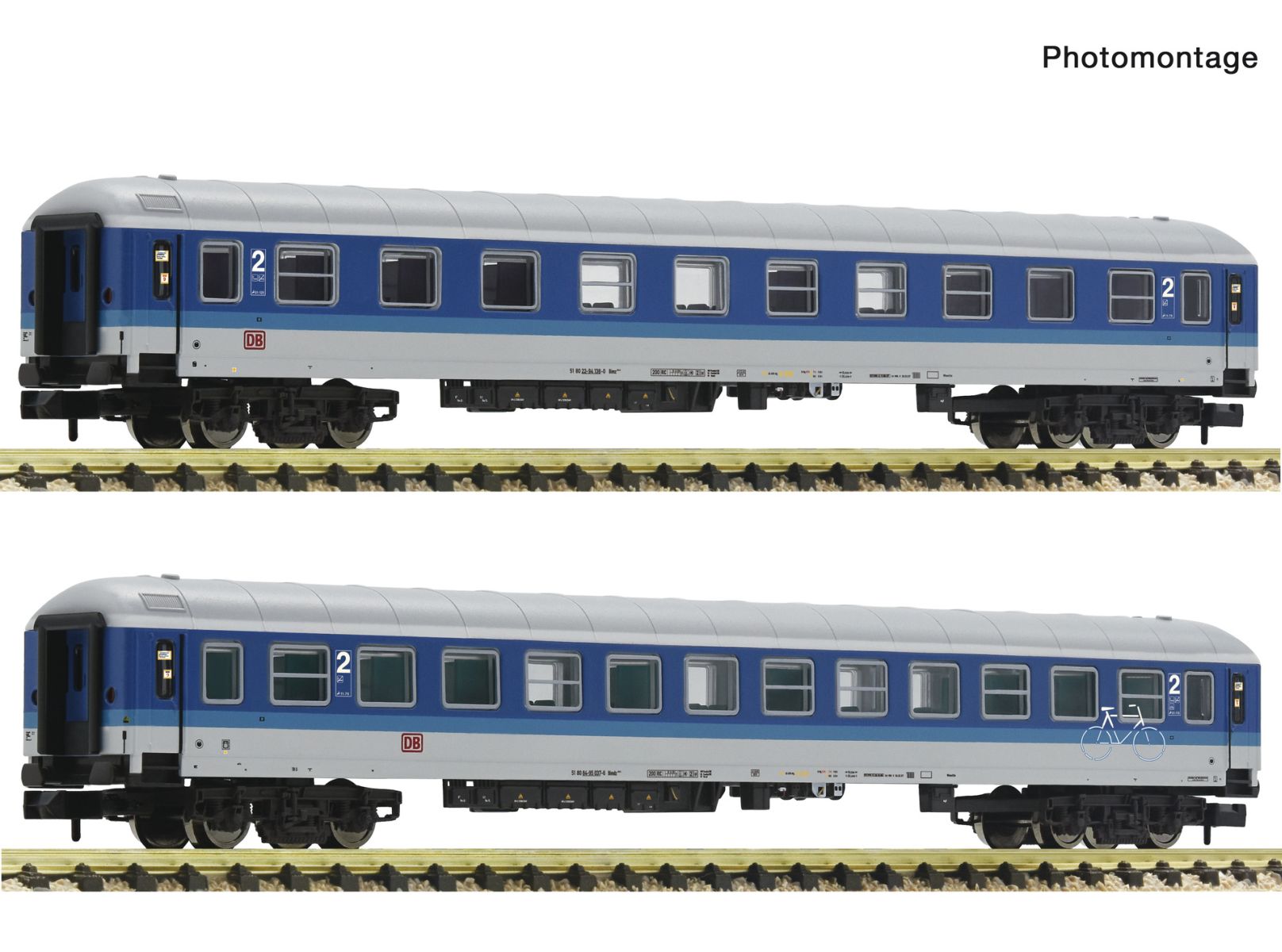 Fleischmann 6260025 - 2er Set Personenwagen 'IR 2471', DBAG, Ep.V