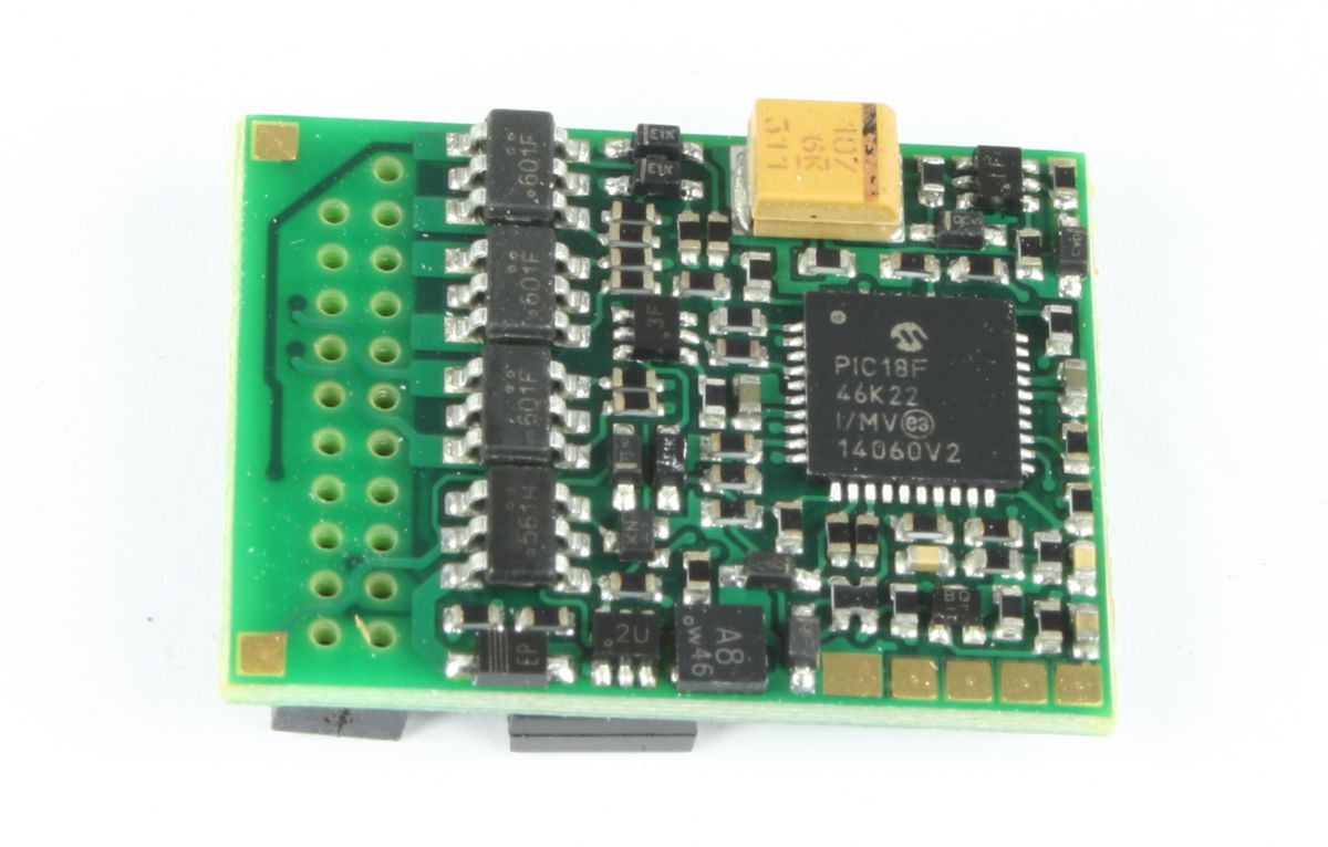 ZIMO MX634D - Decoder 1,2A, 6 Funktionsausgänge, MTC21