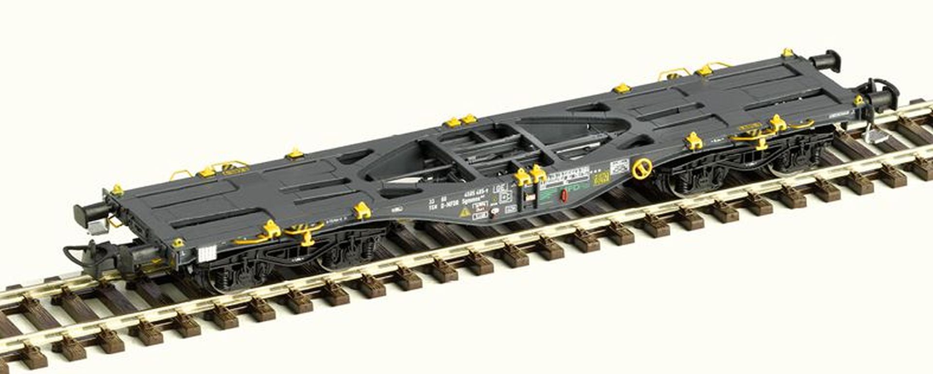 PT-Trains 100327 - Containertragwagen Sgmmnss, MFD-Rail, Ep.VI