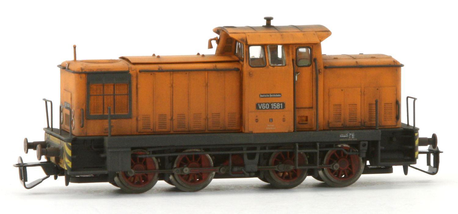 Saxonia 120091 - Diesellok V 60 1581, DR, Ep.III, gealtert