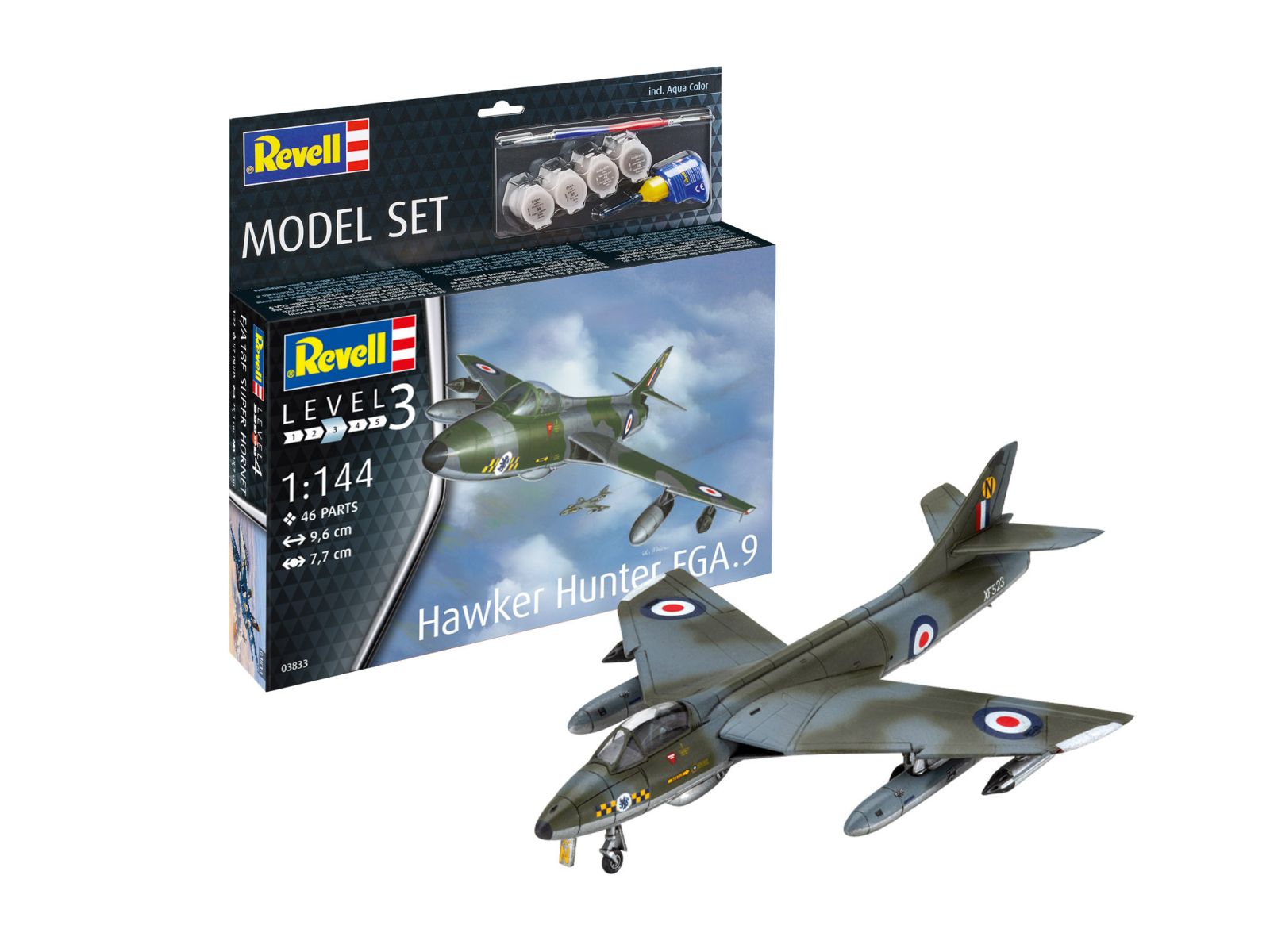 Revell 63833 - Model Set Hawker Hunter FGA.9