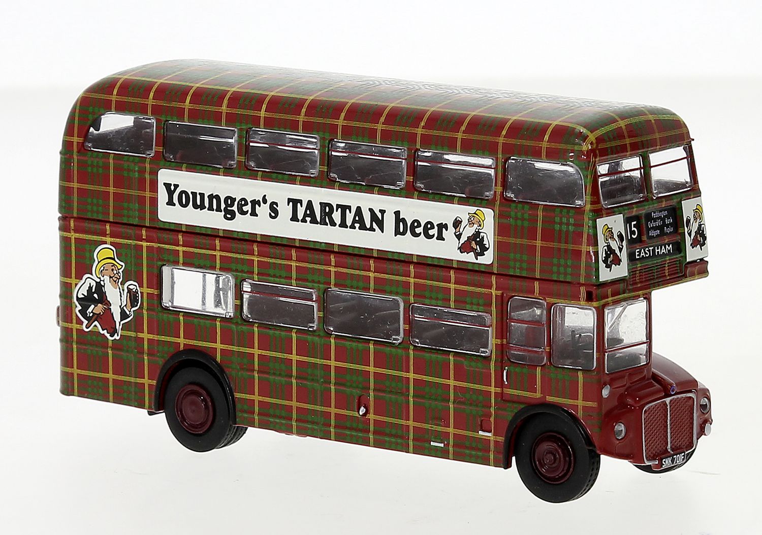 Brekina 61107 - AEC Routemaster, Younger´s Tartan beer, 1960