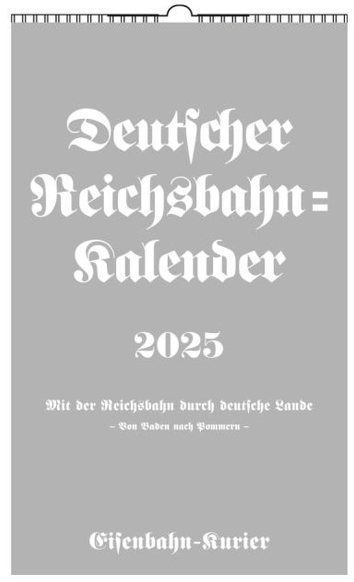 EK-Verlag 5930 - Deutscher Reichsbahn-Kalender - 2025