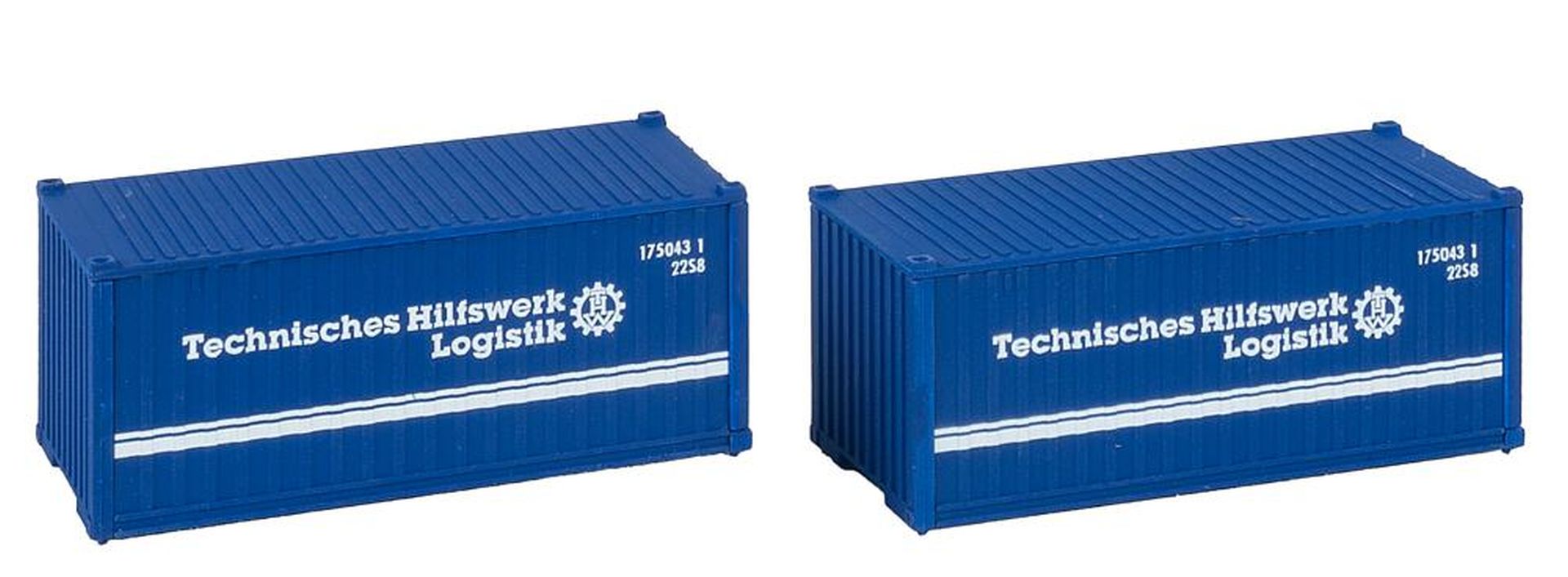 Faller 182005 - 20' Container THW, 2er-Set