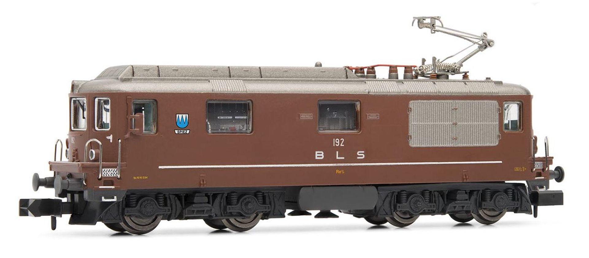 Arnold HN2628 - E-Lok Re 4/4 192 'Spiez', mit Einholmstromabnehmer, BLS, Ep.IV-V