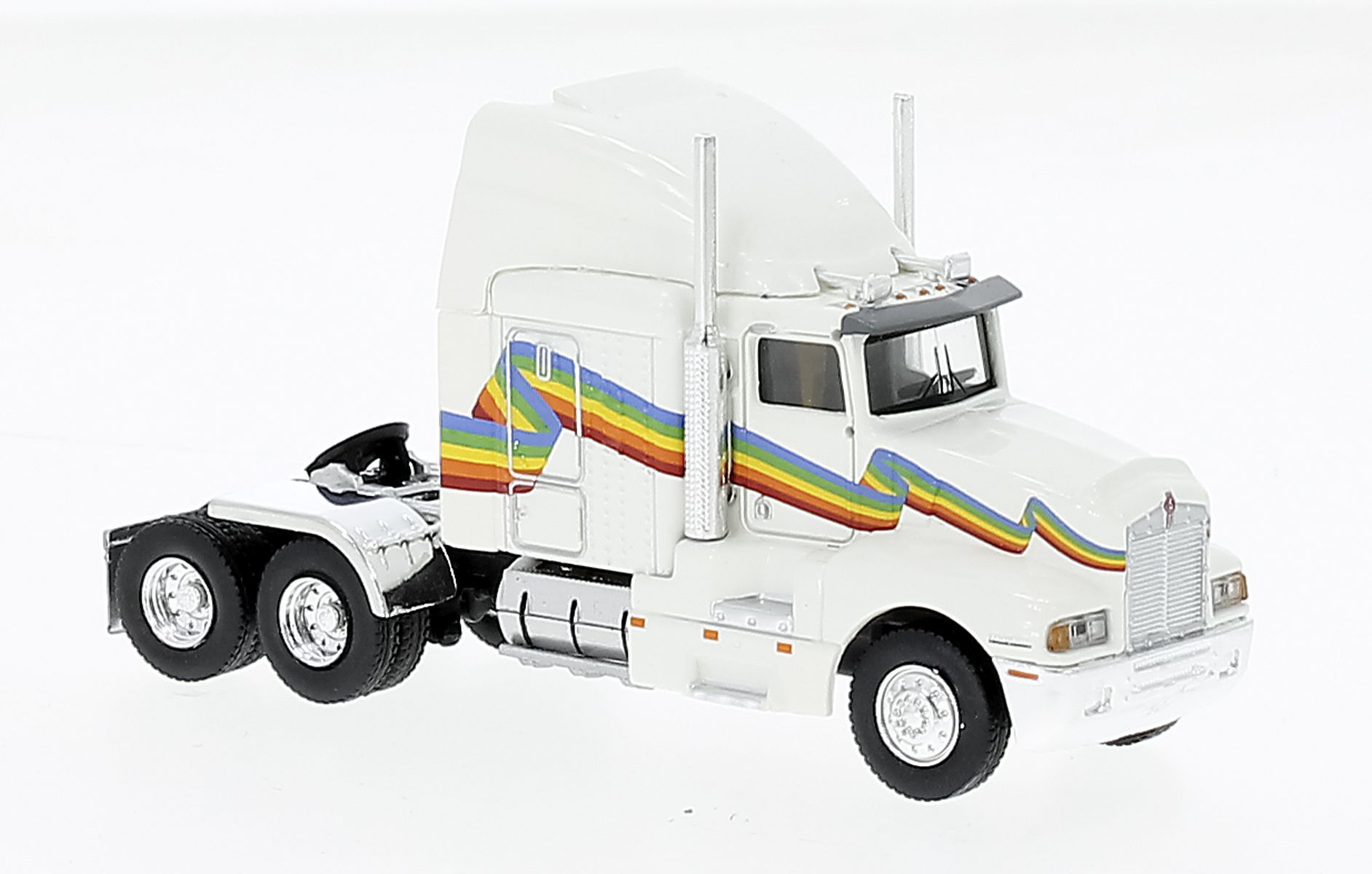 Brekina 85932 - Kenworth T600, Rainbow, 1984