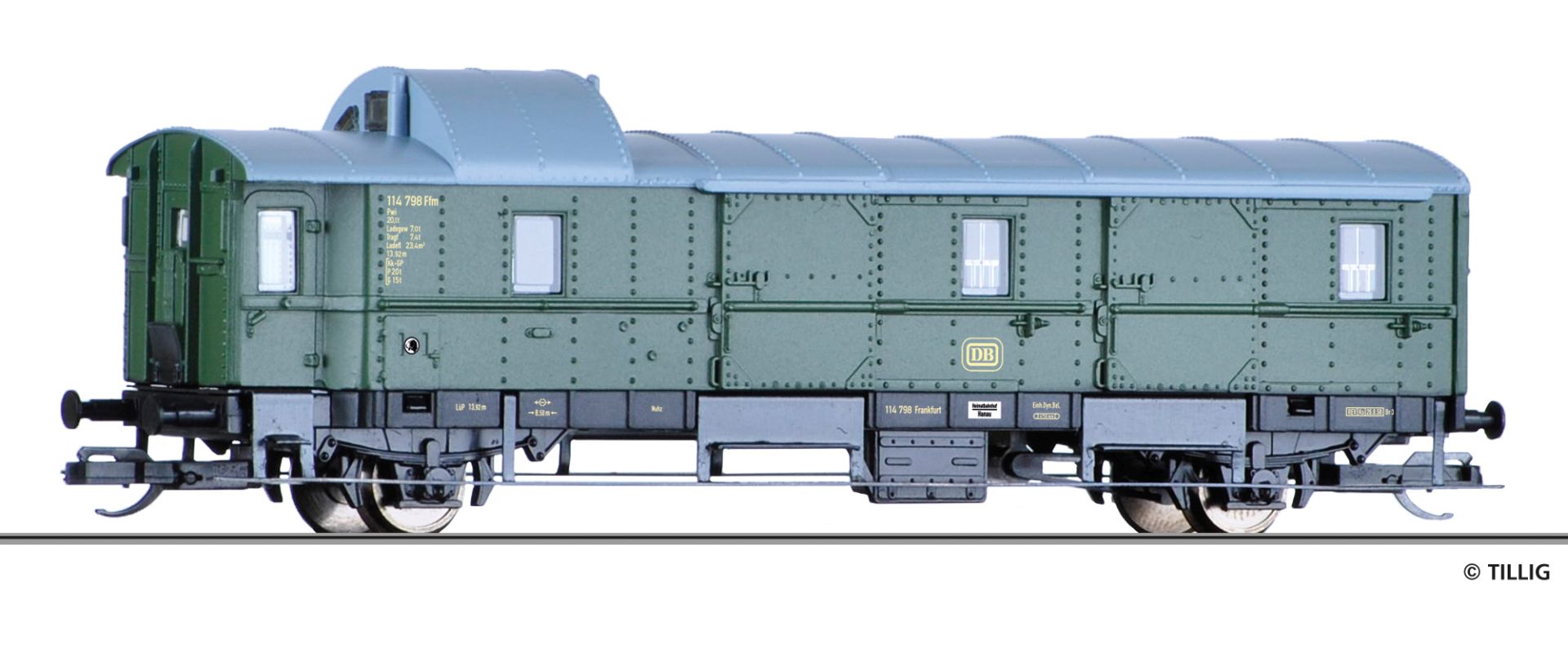 Tillig 13405 - Gepäckwagen Pwi, DB, Ep.III