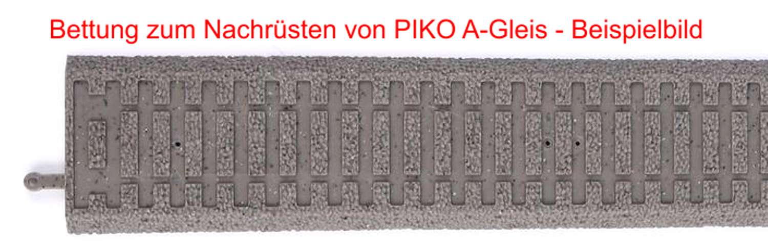 Piko 55490 - A-Gleis Bettung lose für Kreuzung 15° K15