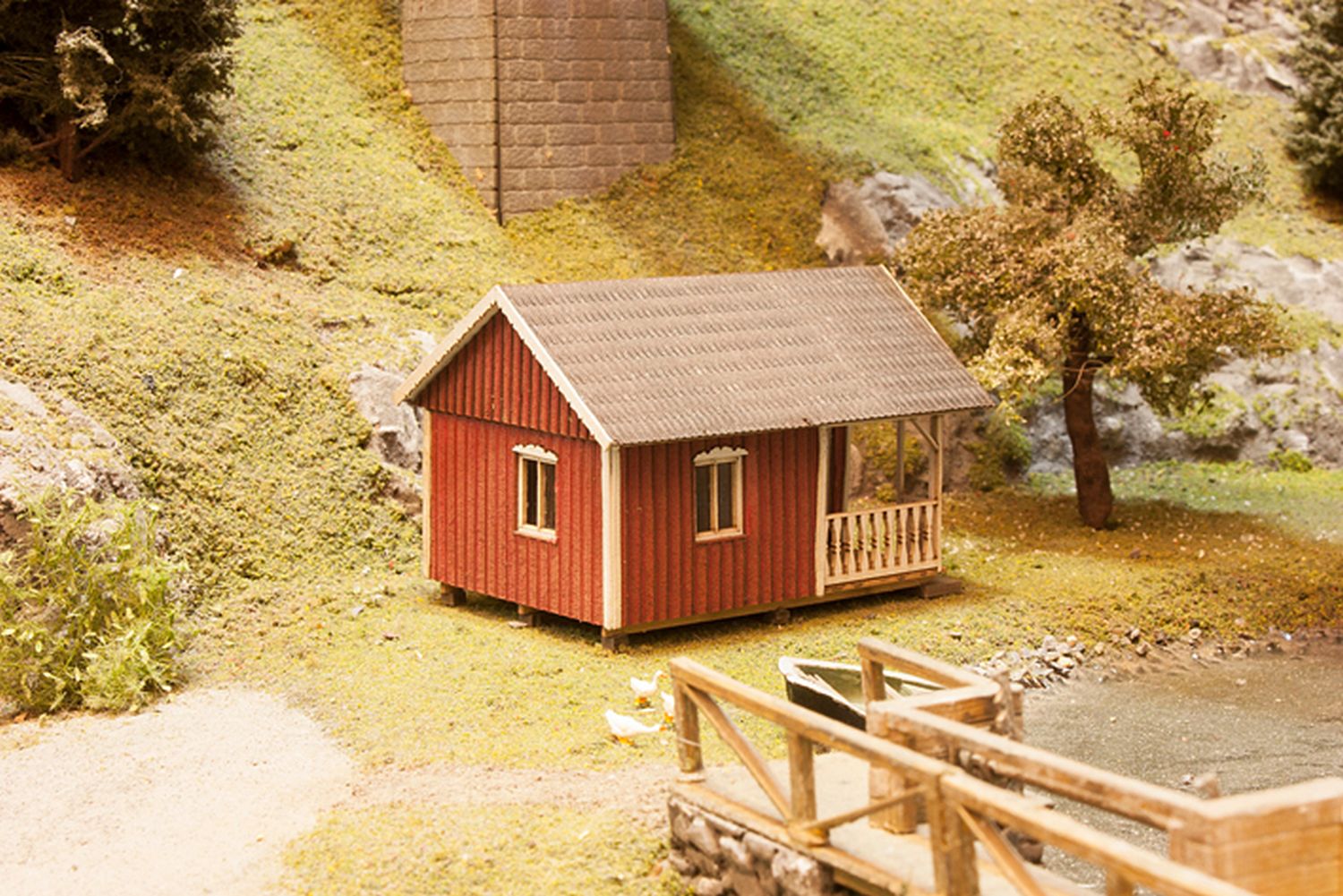 Joswood 25008 - Gartenhaus rot, Schweden