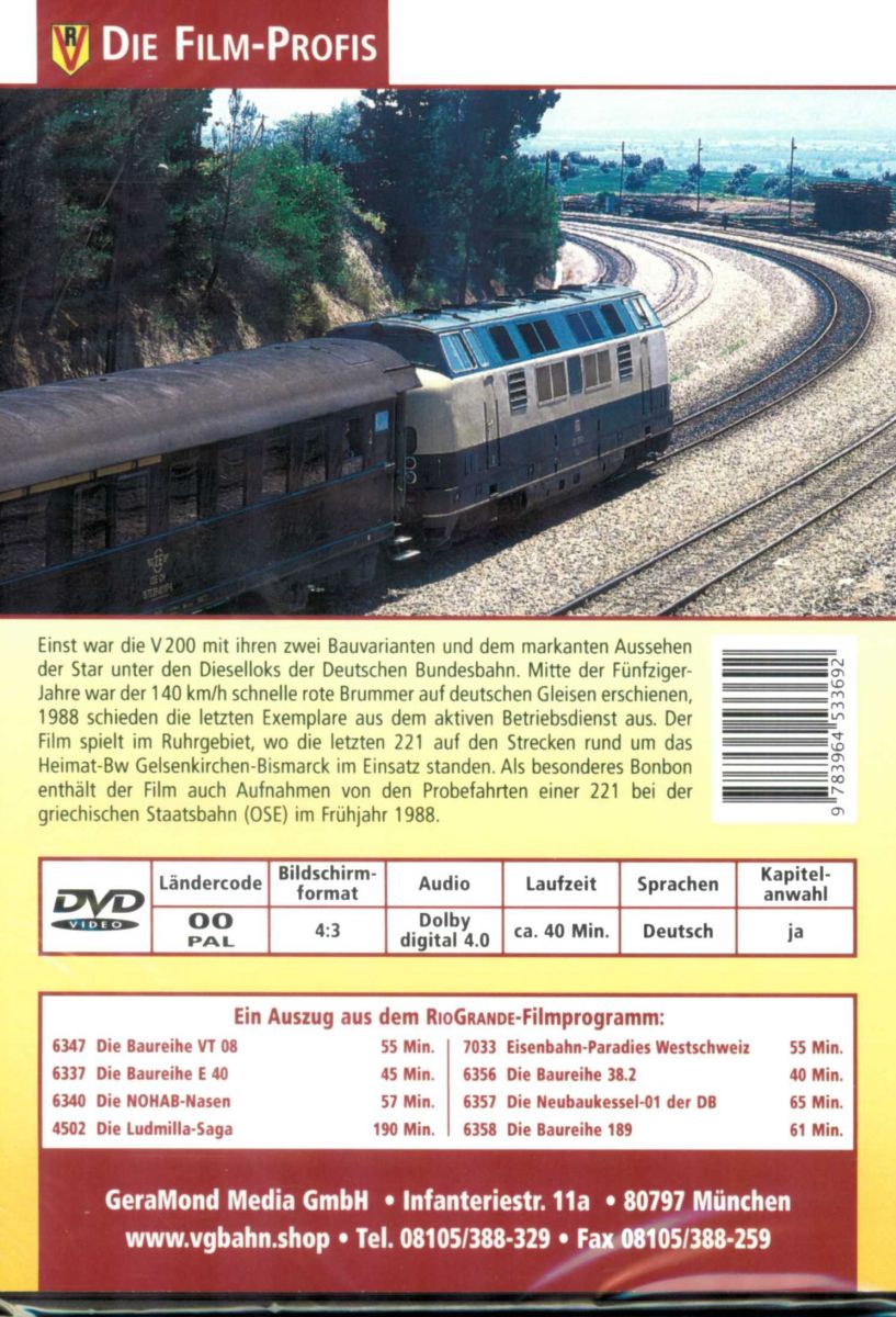 VGB 6093 - DVD - 221 127 - die große V 200