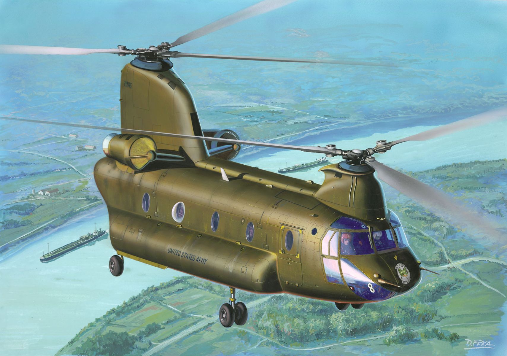 Revell 63825 - Model Set CH-47D Chinook