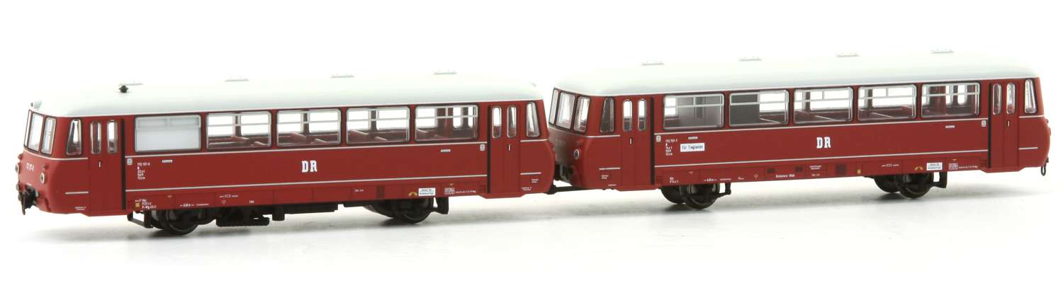 Kres 2172MD - Triebwagen LVT 172 und LVS 172, DR, Ep.IV, mit Zierstreifen, DC-Digital