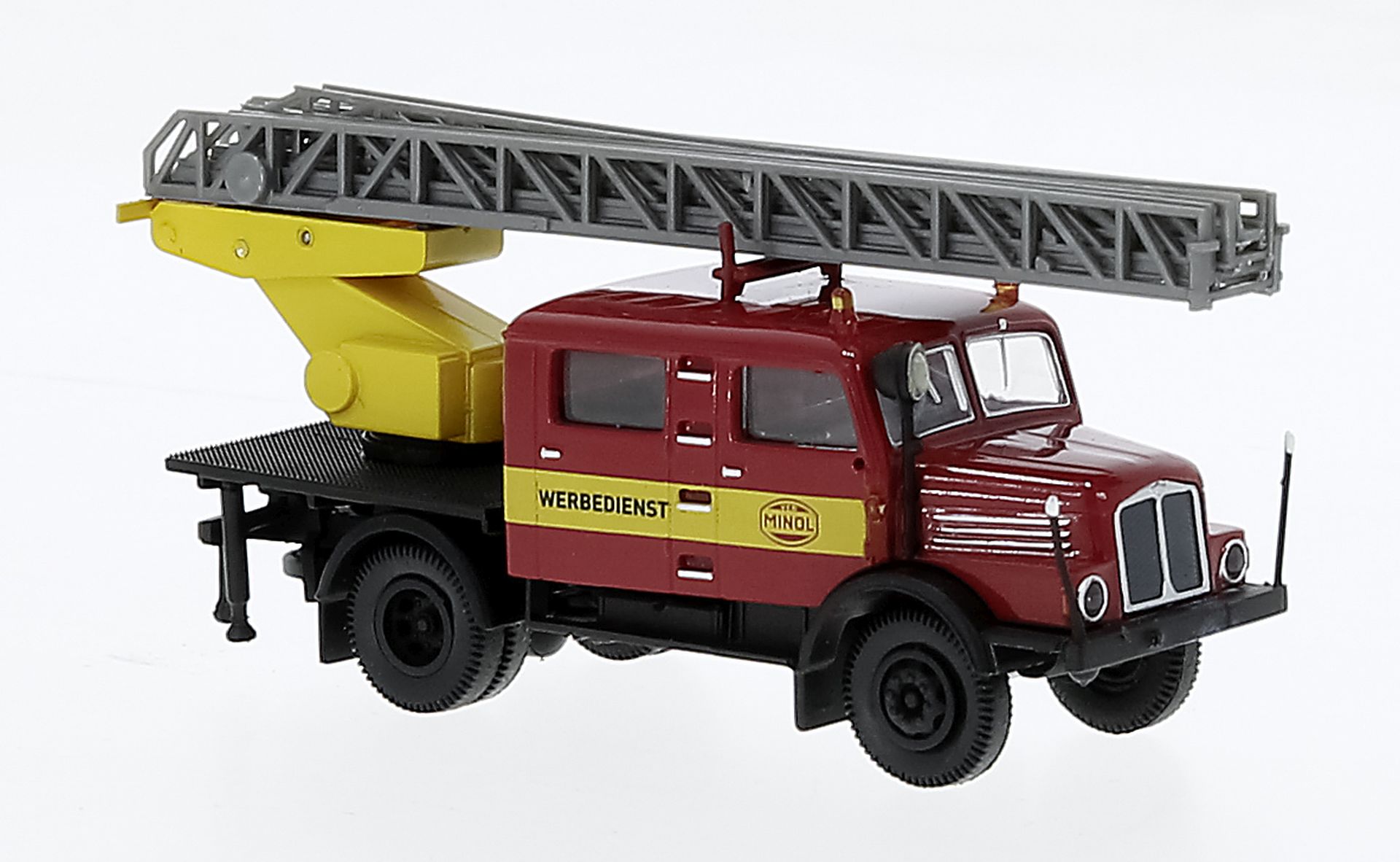 Brekina 71770 - IFA S 4000-1 Doka mit Drehleiter 'Minol' 1965