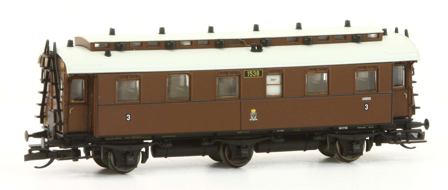 Tillig 16031-A23 - Personenwagen 3. Klasse, KPEV, Ep.I