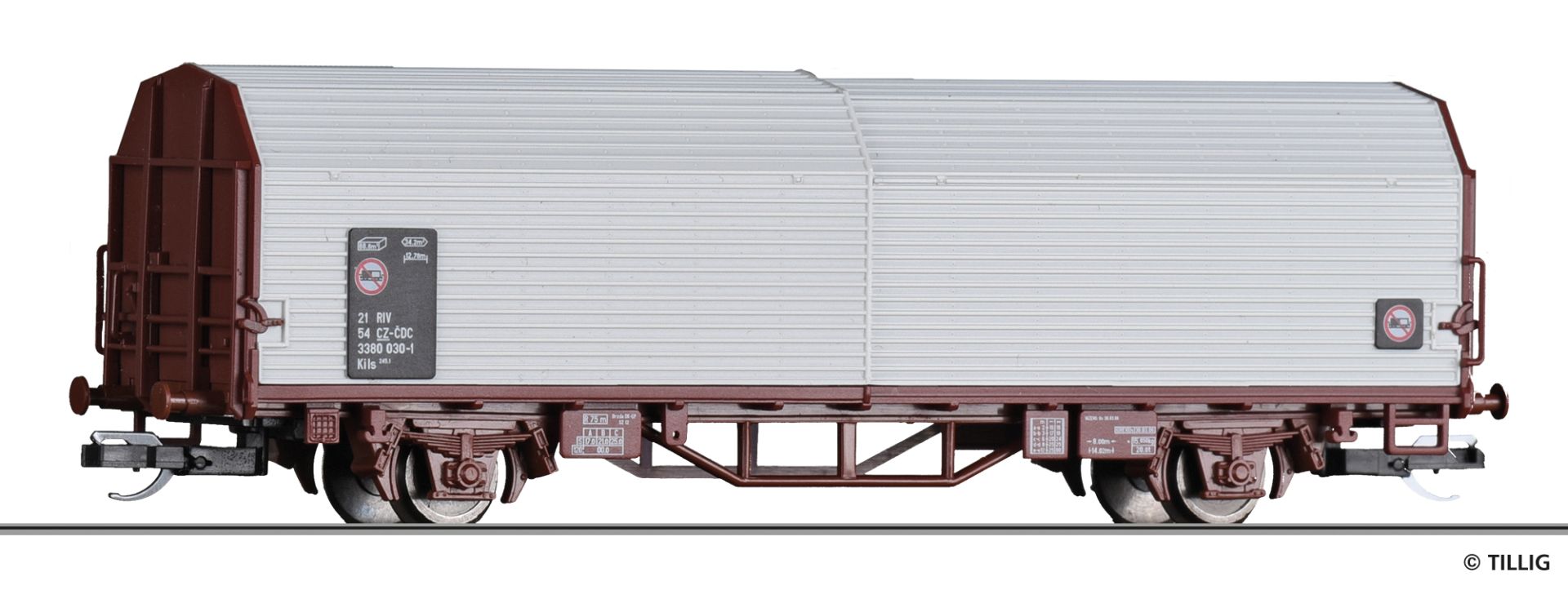 Tillig 523303 - Haubenwagen Kils, CD-Cargo, Ep.VI