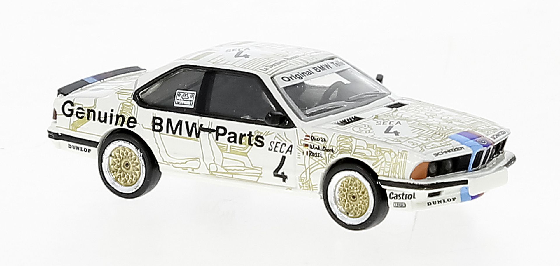 Brekina 24364 - BMW 635 CSi, Genuine BMW Parts, 4, 1983