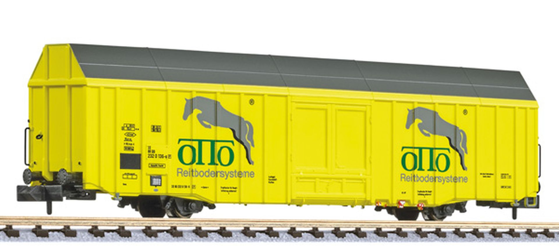 Liliput 265805 - Großraum-Güterwagen Hbbks, DBAG, Ep.V 'OTTO SPORT', leicht gealtert