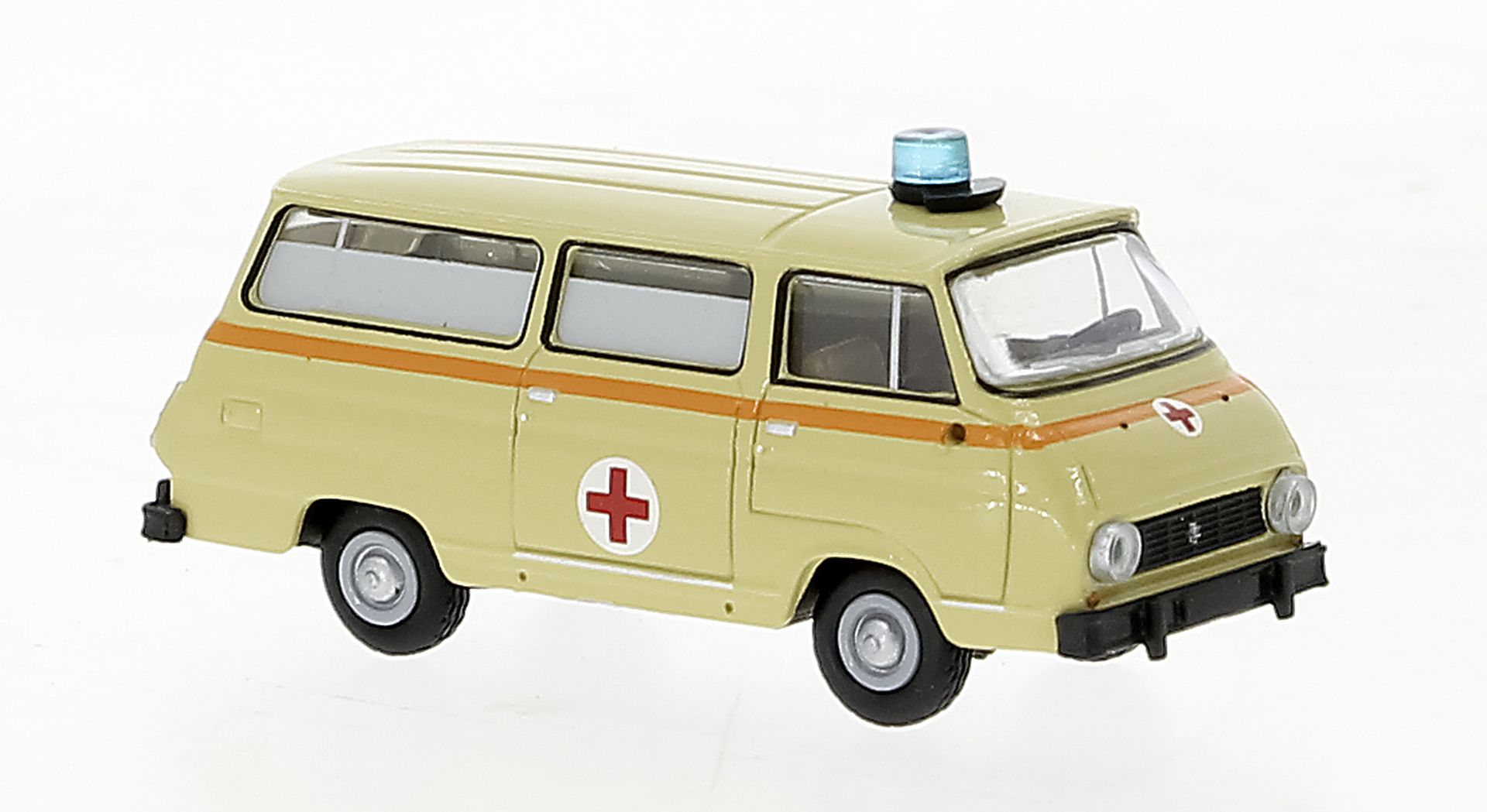 Brekina 30816 - Skoda 1203 Bus 2. Version 1969, Ambulanz