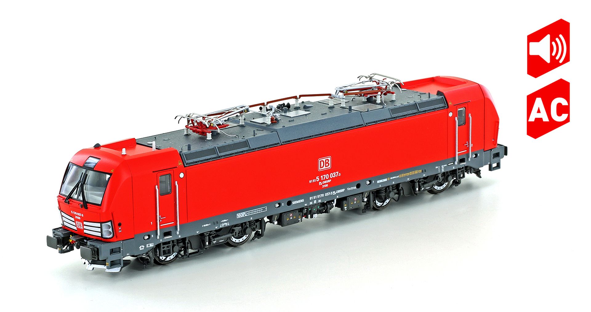 L.S. Models LS18503S - E-Lok Vectron BR 193, DB-Schenker, Ep.VI, AC-Sound