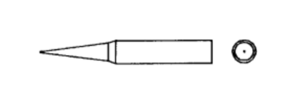Muldental 33159 - Steckkopf LONGLIFE, Nadelform, 0,3mm, D=6,5mm-8 mm