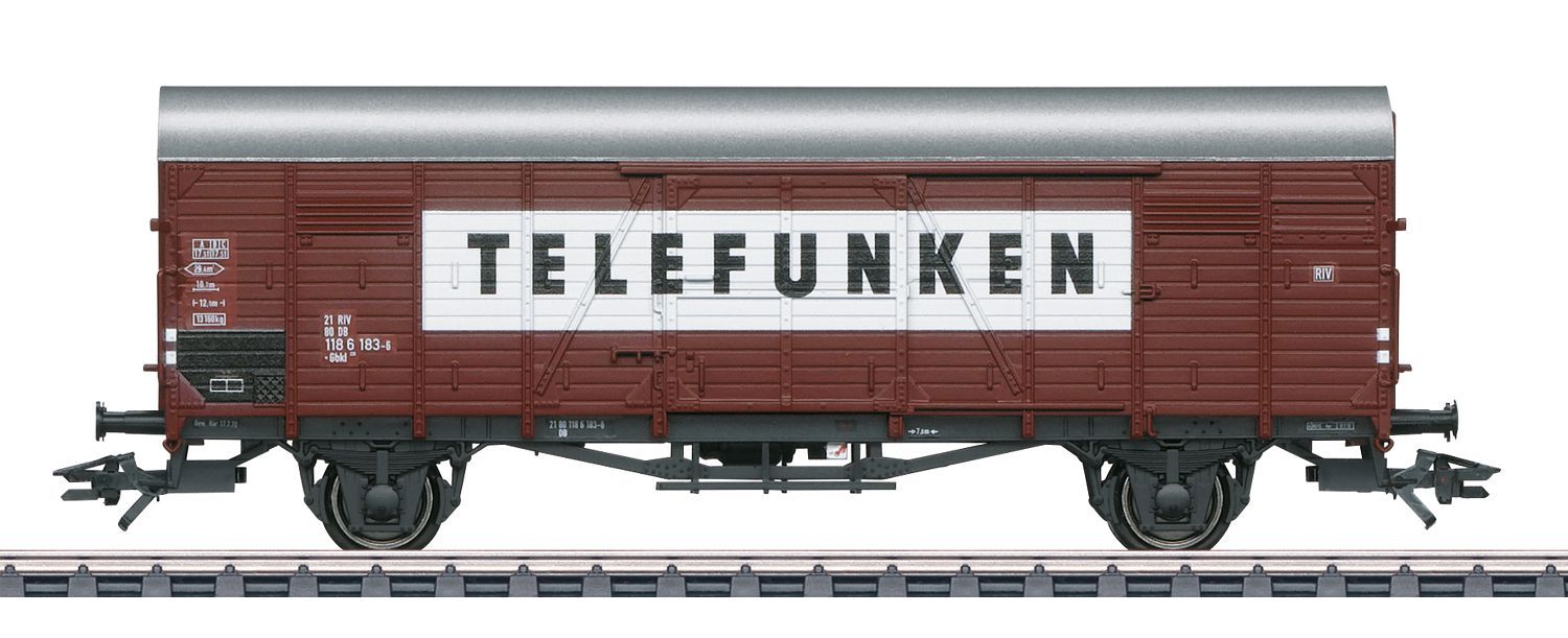 Märklin 46169 - Gedeckter Güterwagen Gbkl 238, DB, Ep.IV 'Telefunken'