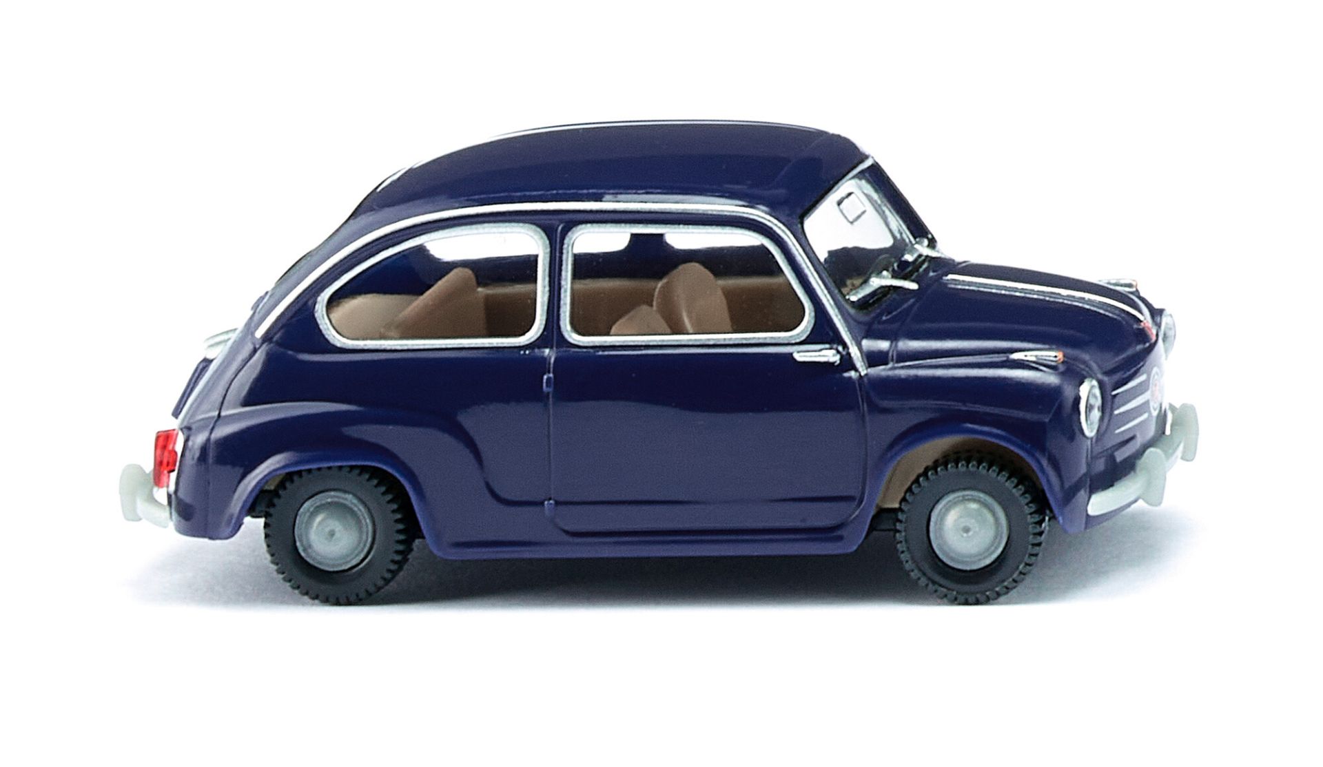 Wiking 009907 - Fiat 600 - dunkelblau