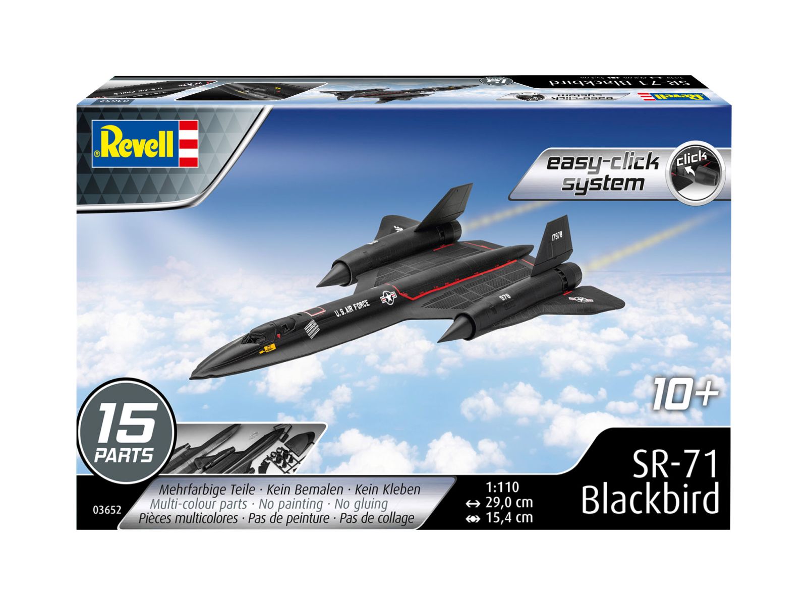 Revell 03652 - Lockheed SR-71 Blackbird easy-click-system