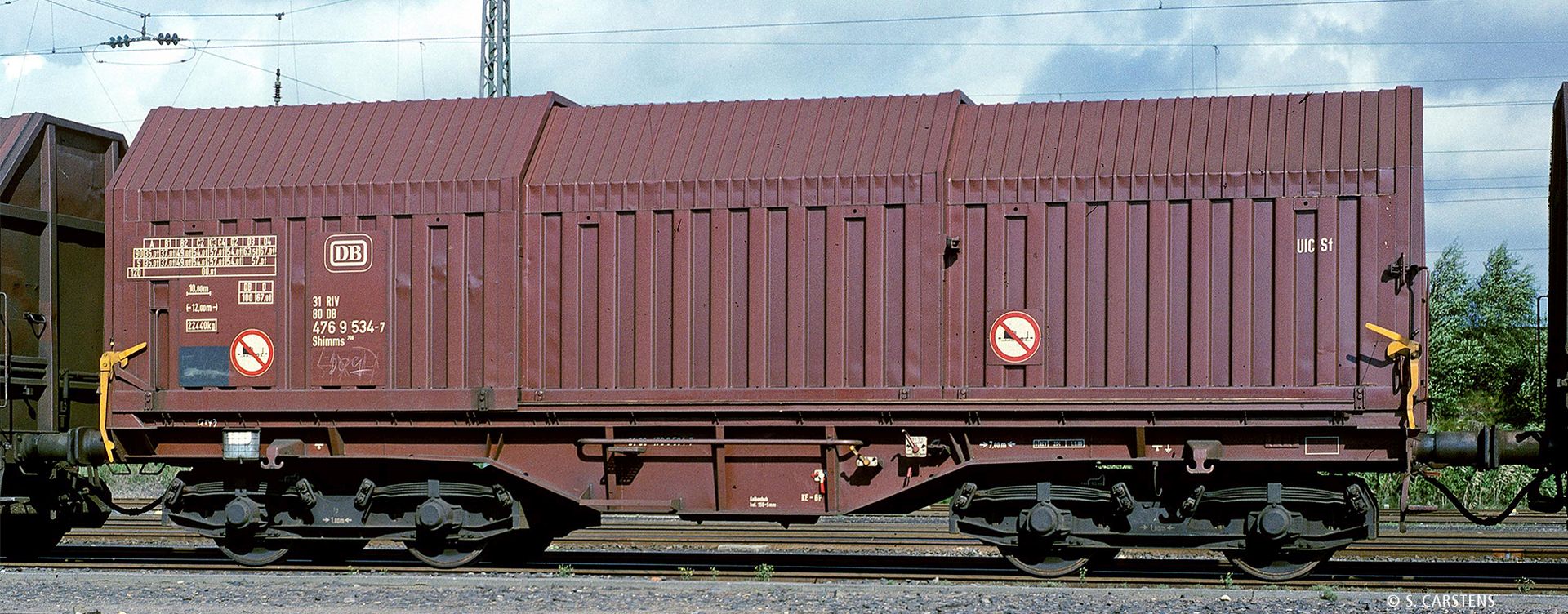 Brawa 50998 - Teleskophaubenwagen Shimms 708, DB, Ep.IV