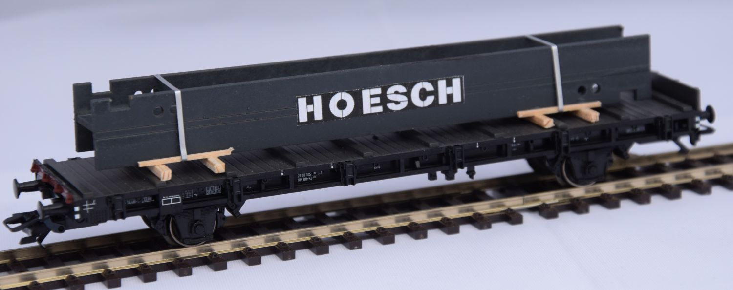Loewe 2267 - Ladegut Stahlträger 'HOESCH', 130 mm