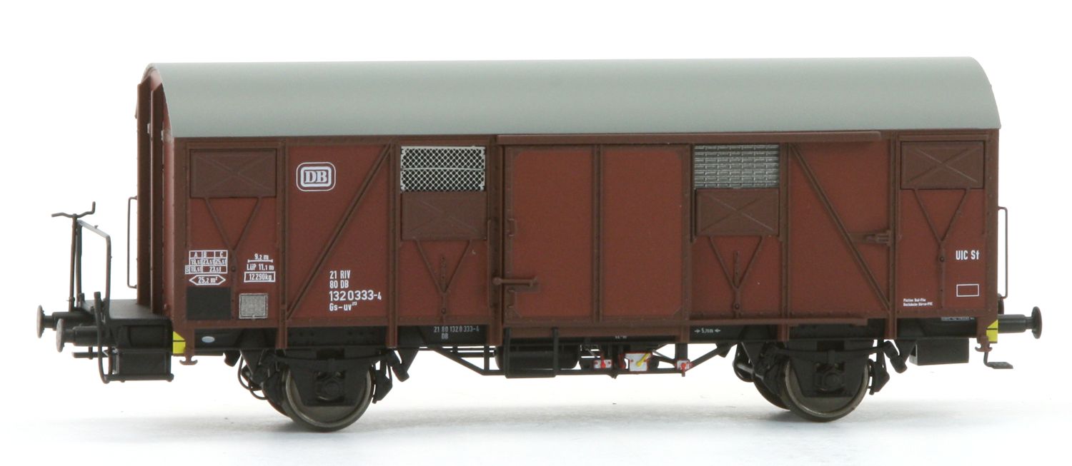 Exact-Train EX21013 - Gedeckter Güterwagen Gs-uv 213, DB, Ep.IV