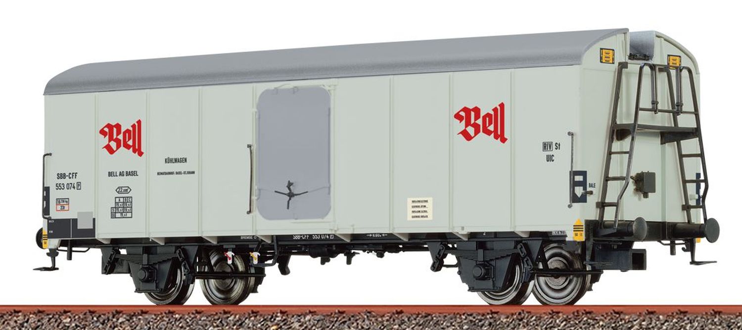 Brawa 50024 - Kühlwagen UIC Standard 1, SBB, Ep.III 'Bell'