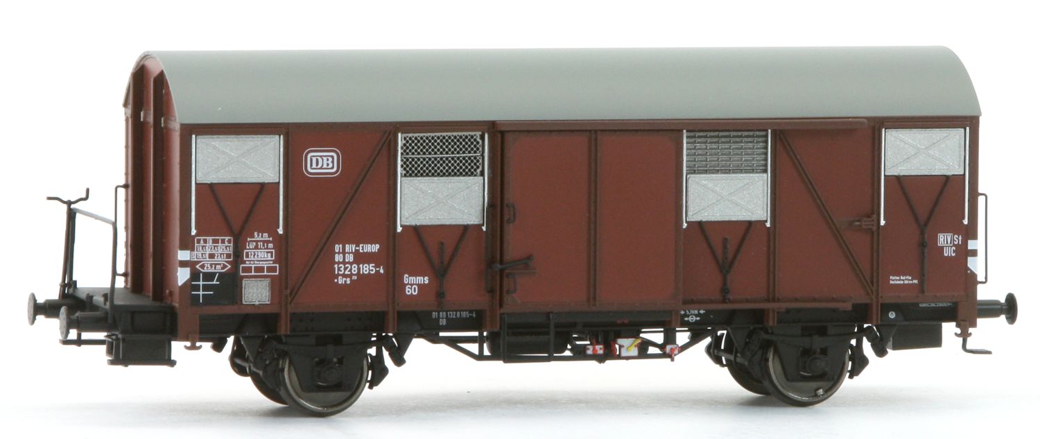 Exact-Train EX21012 - Gedeckter Güterwagen Grs 213 EUROP, DB, Ep.IV
