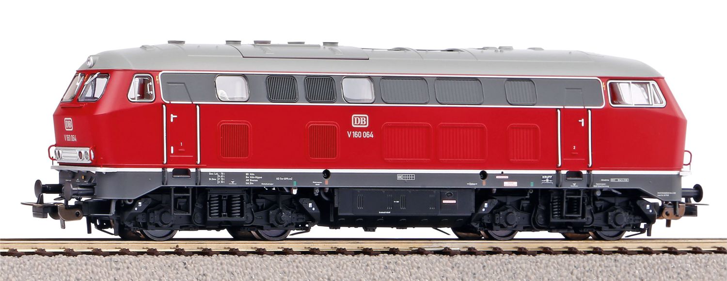 Piko 52406-A24 - Diesellok V 160, DB, Ep.III, DC-Sound