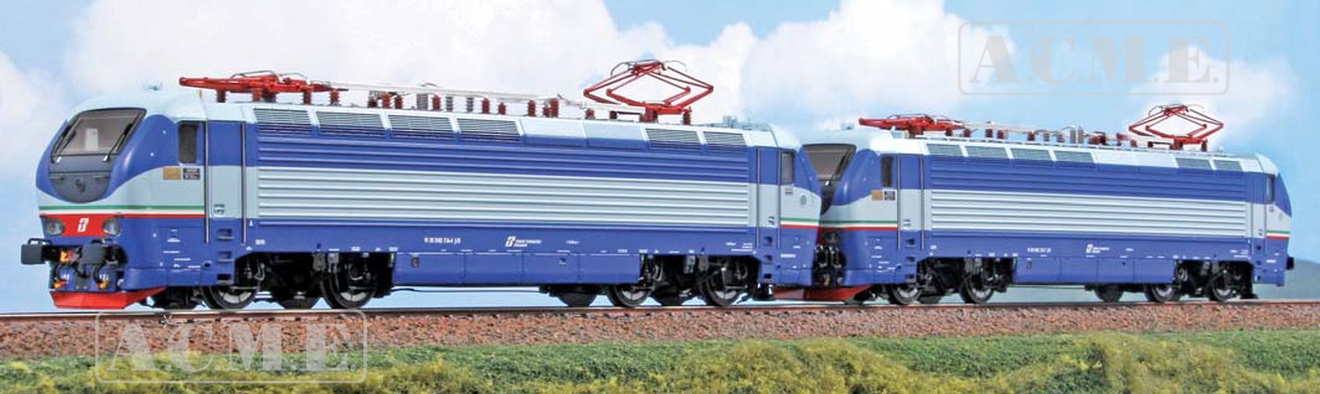 ACME AC 60644 - 2er Set E-Loks E.402.116 und E.402.172, Trenitalia, FS, Ep.VI