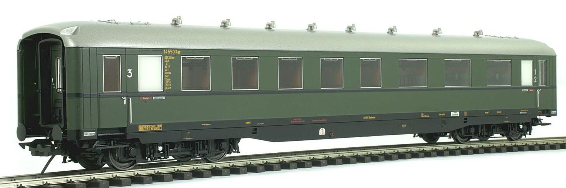 Lenz 41262-01 - Schürzenwagen ABC4ü-39, DB, Ep.III