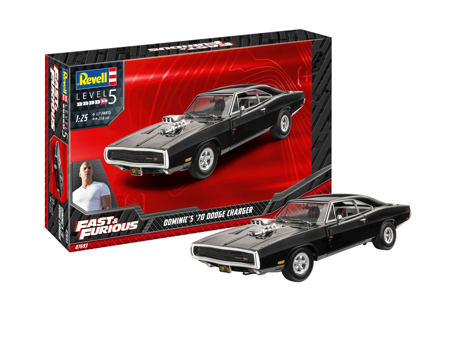 Revell 07693 - Fast & Furious - Dominics 1970 Dodge Charger Revell 07693 - Fast & Furious - Dominics 1970 Dodge Charger