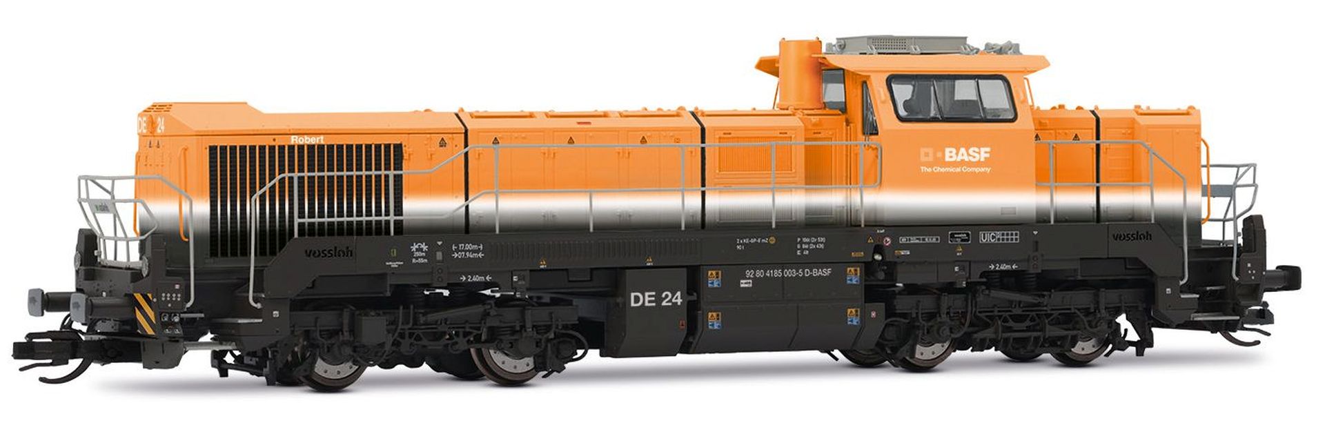 Arnold HN9072S - Diesellok Vossloh DE 18, BASF, Ep.VI, DC-Sound