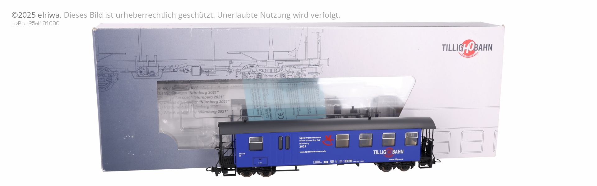 Tillig 502110-G - Packwagen DR, Ep.IV 'Messemodell 2021'
