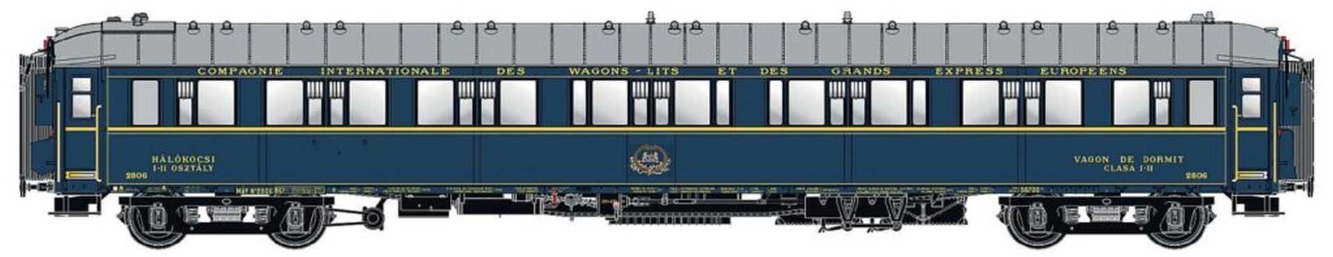 L.S. Models 49144 - Schlafwagen WL SG, CIWL/MAV, Ep.II, mit Innenbeleuchtung