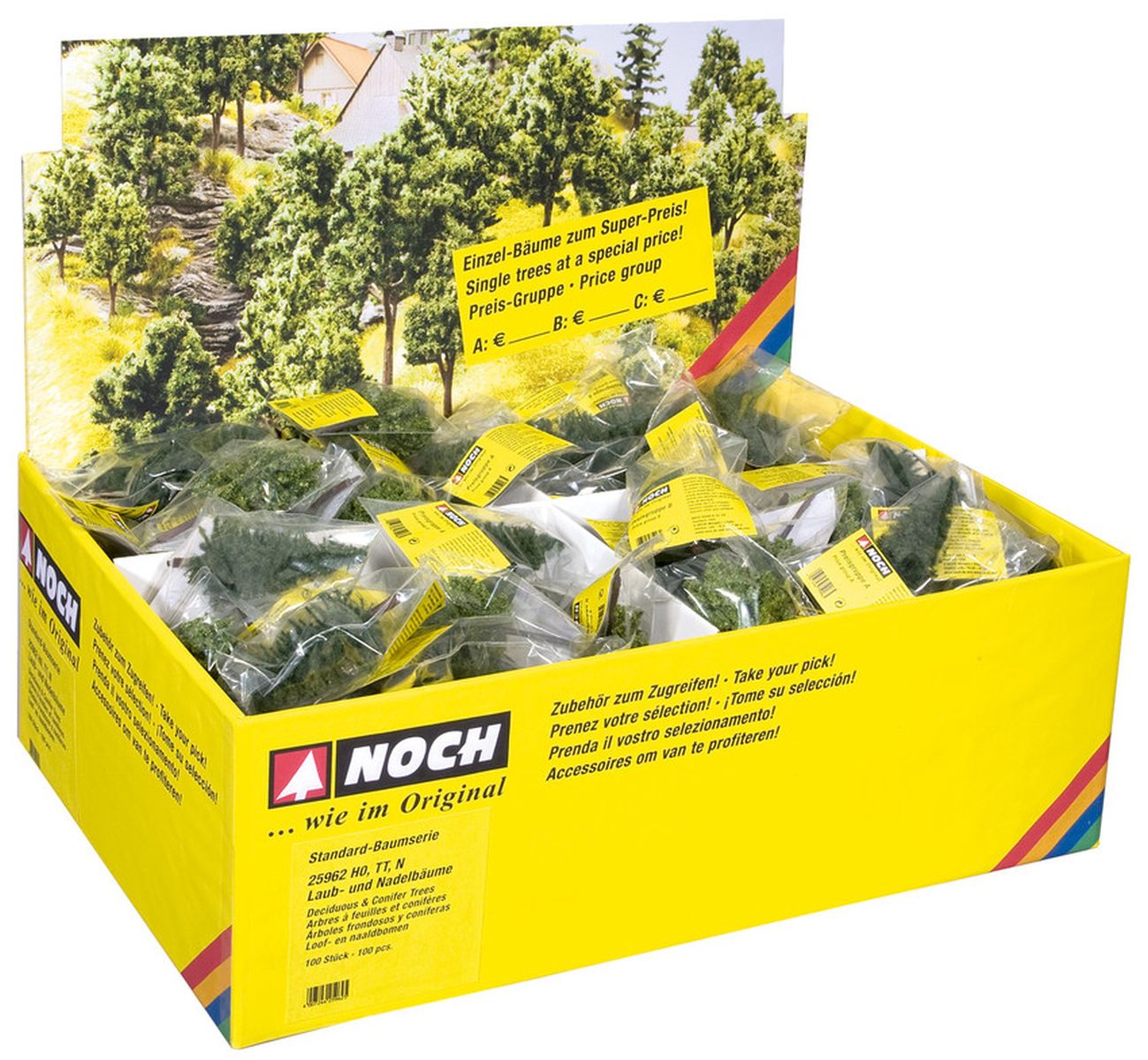 Noch 25964 - Laub- und Nadelbäume, Großpackung Noch 25964 - Laub- und Nadelbäume, Großpackung