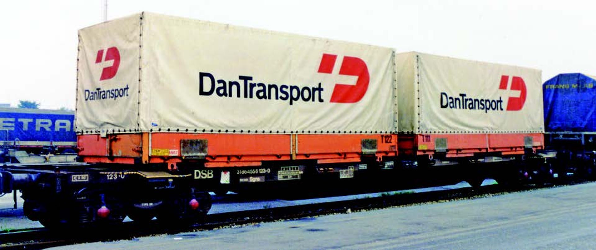 ACME AC 40373 - Containertragwagen Sgns, DSB, Ep.IV-V 'DanTransport'