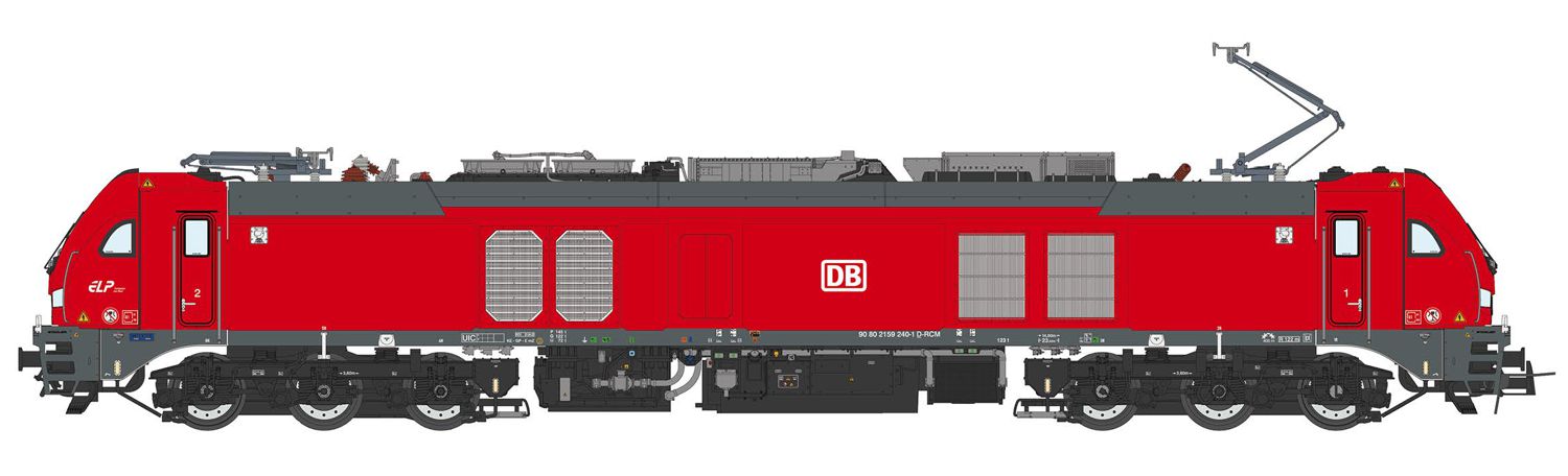 Sudexpress T1592400 - Stadler EuroDual Hybrid Lok 159 240-1, DB-Cargo, Ep.VI, DC-Sound