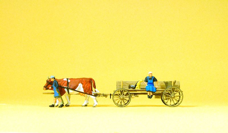 Preiser 30412 - Bauernwagen. 2 Bauersleute. 2 Preiser 30412 - Bauernwagen. 2 Bauersleute. 2