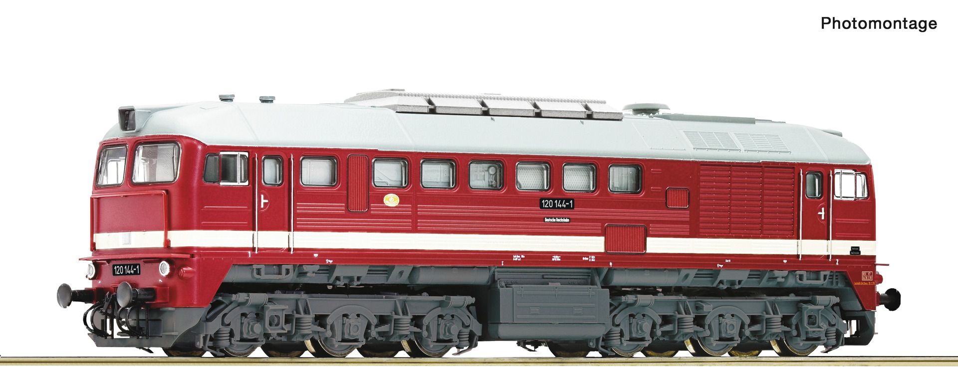 Roco 7390019 - Diesellok 120 144-1, DR, Ep.IV, DC-Sound