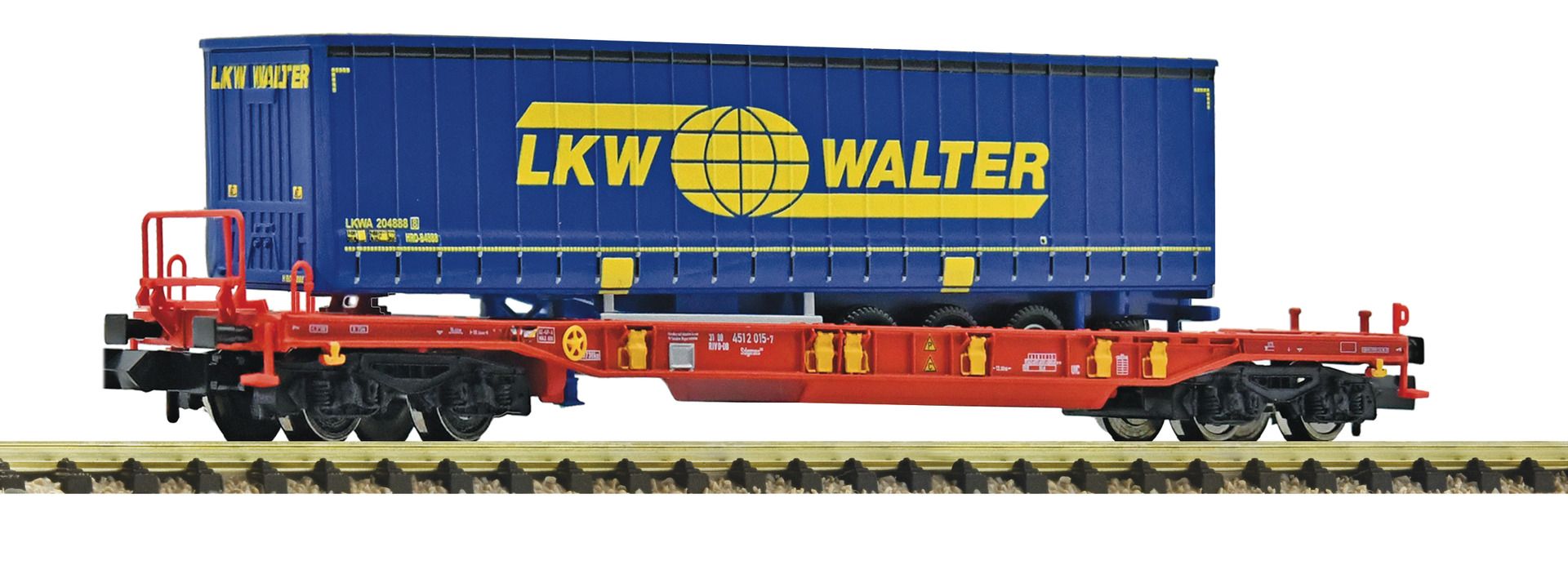 Fleischmann 6660008 - Taschenwagen Sdgmns 33, DBAG, Ep.VI 'LKW WALTER'