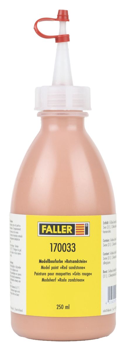 Faller 170033 - Modellbaufarbe Rotsandstein, 250 ml