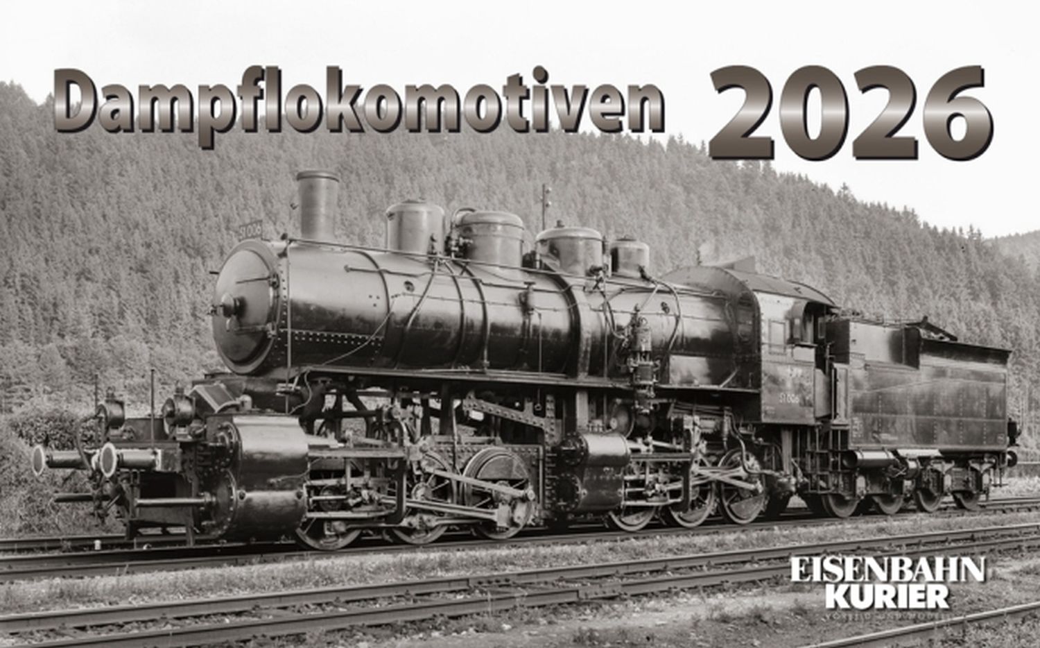 EK-Verlag 5951 - Kalender Dampflokomotiven - 2026