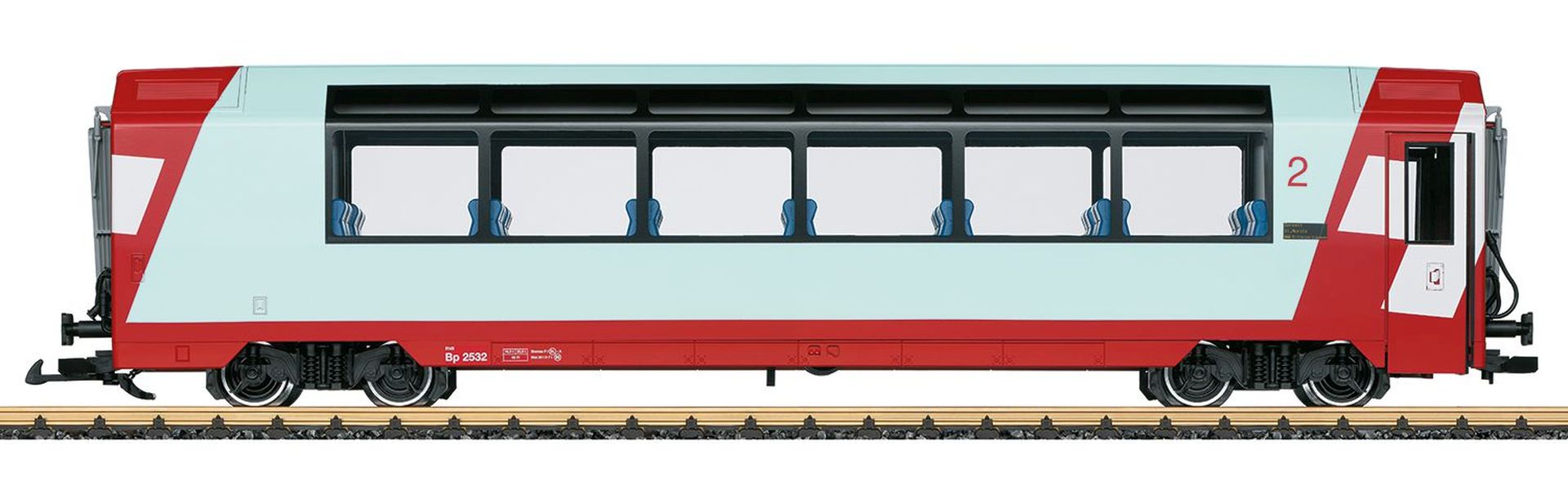 LGB 33671 - Panoramawagen 2. Klasse, RhB, Ep.VI