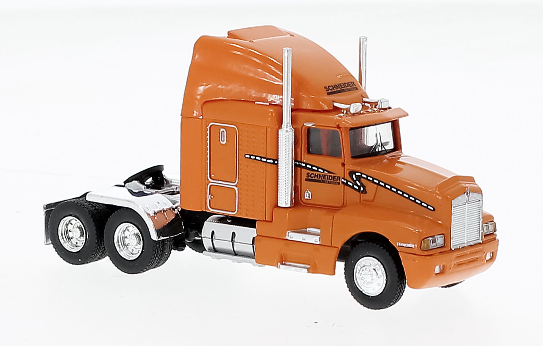 Brekina 85931 - Kenworth T600, 'Schneider national', trucker school, 1984